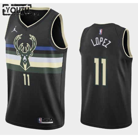 NBA Børn Trøje Milwaukee Bucks Brook Lopez 11 2020-21 Jordan Brand Statement Edition Swingman
